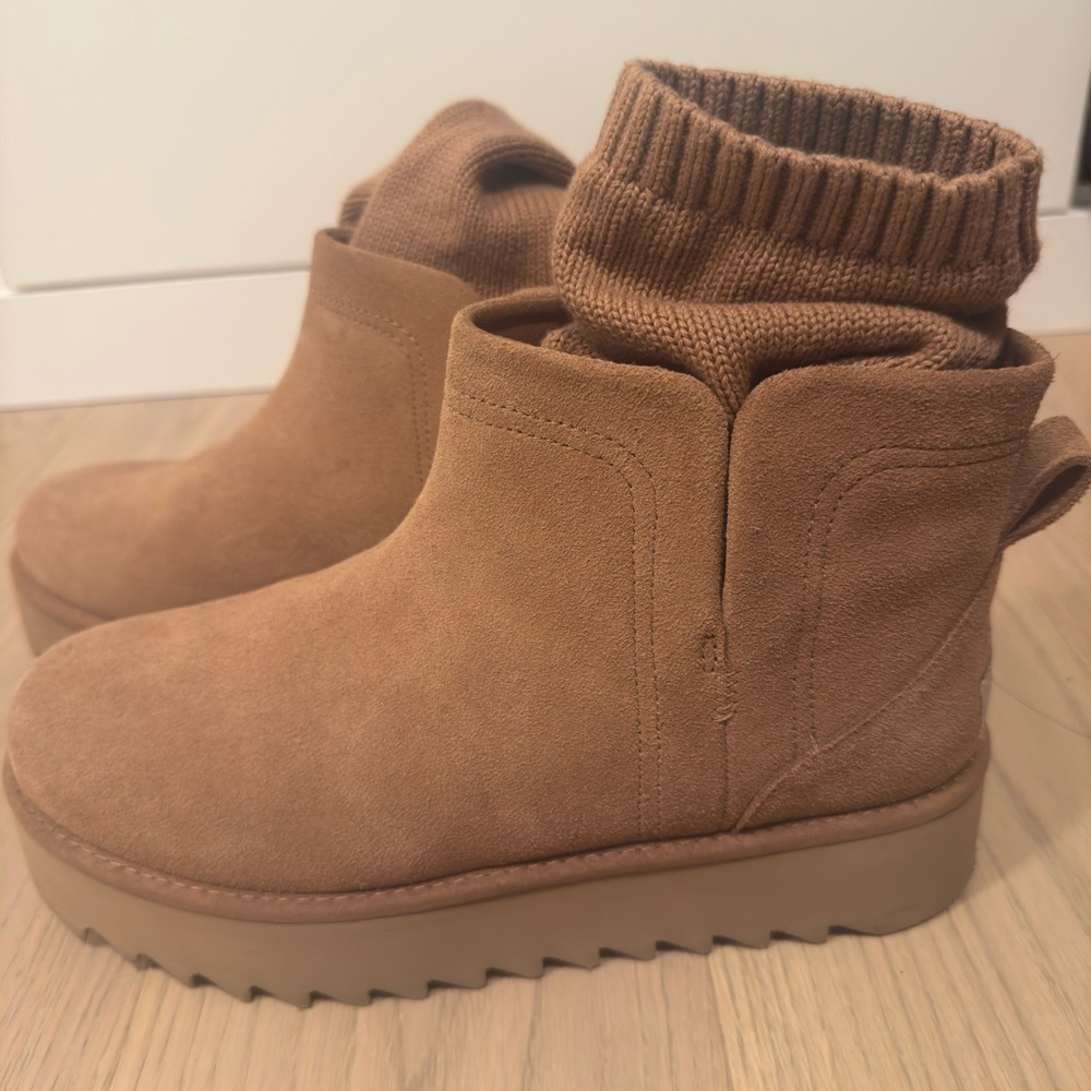 UGG classic ultra mini sock'd platform boot